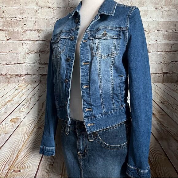 618 Six One Eight denim jean jacket - Picture 1 of 5